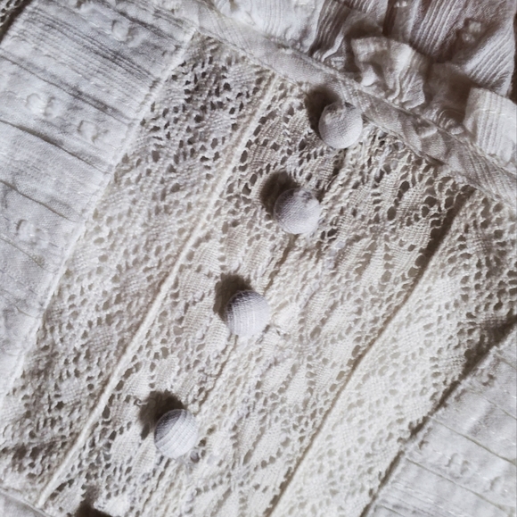 American Eagle White Crop Top m - Picture 2 of 4